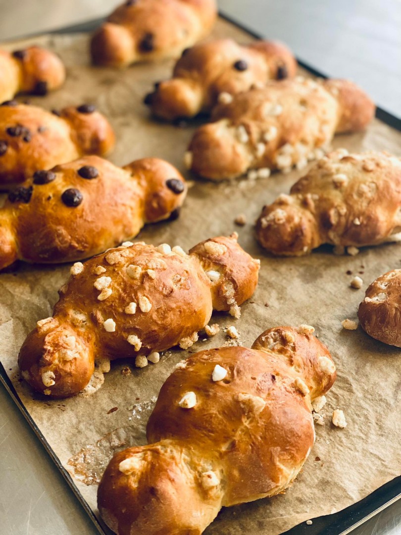 Cougnou aux perles de sucre - Livraison petit déjeuner - Le Gang des Petits Déj