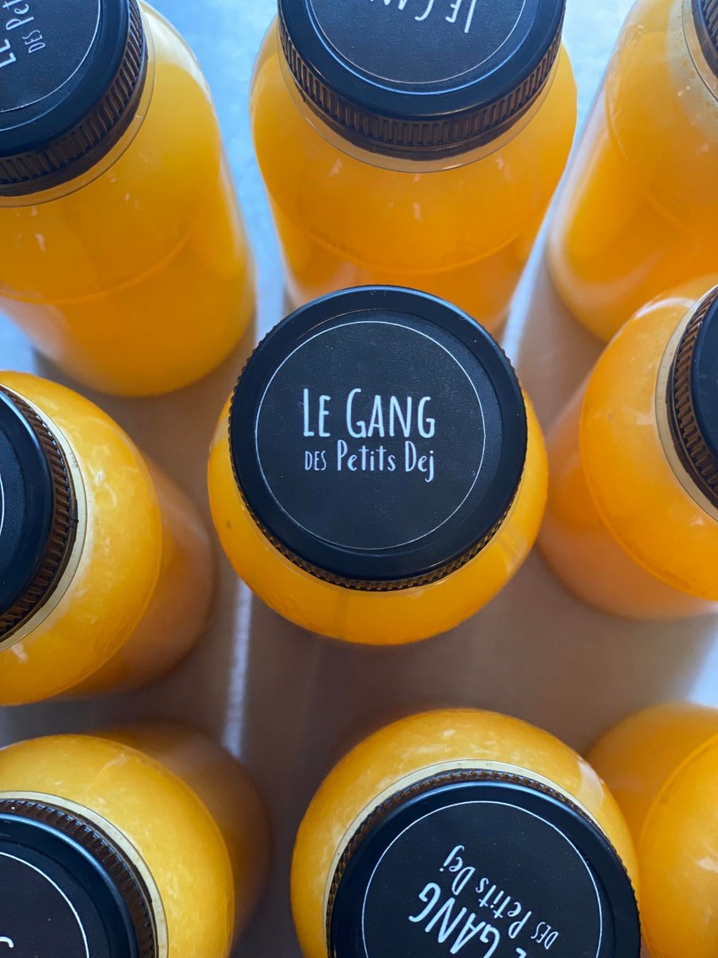 Jus d'orange pressé (50cl) - Livraison petit déjeuner - Le Gang des Petits Déj